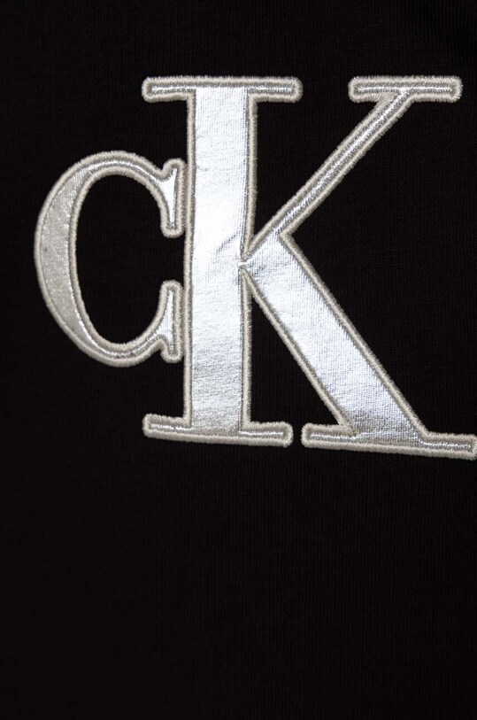 DÍVKA Dětská mikina Calvin Klein Jeans IG0IG02298.116.PPYH černá