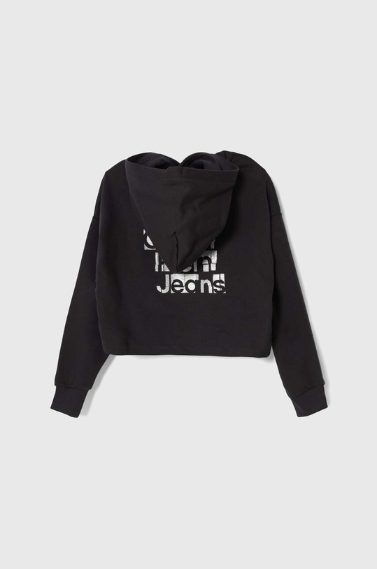 Детская хлопковая кофта Calvin Klein Jeans IG0IG02304.128.176.PPYH чёрный SS24