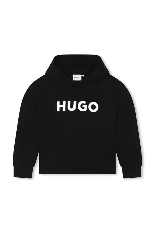 Detská mikina HUGO G00139.156.162 čierna SS24