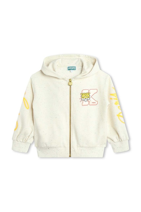 Kenzo Kids bluza dziecięca z kapturem beżowy K60183.