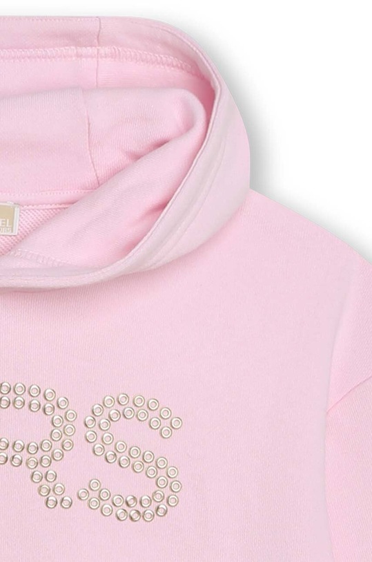 Dziewczynka Michael Kors bluza bawełniana dziecięca R30034.156 różowy
