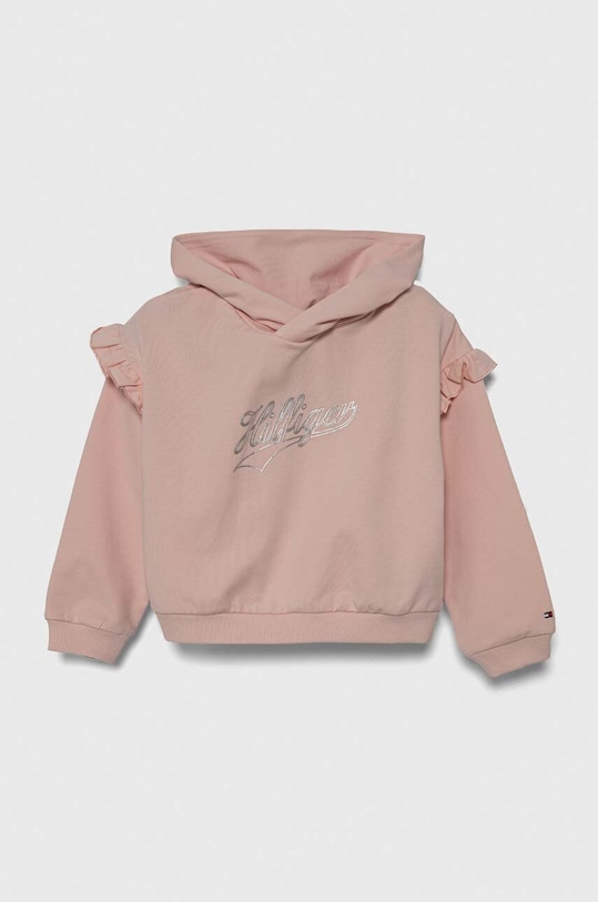 Otroški pulover Tommy Hilfiger Potisk roza KG0KG07720.98.122.PPYH