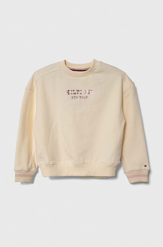 Tommy Hilfiger bluza dziecięca pozostałe beżowy KG0KG07722.128.176.PPYH