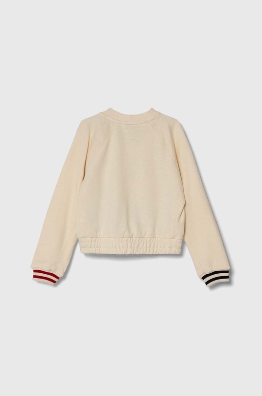 Παιδική βαμβακερή μπλούζα Tommy Hilfiger KG0KG07726.PPYH μπεζ SS24