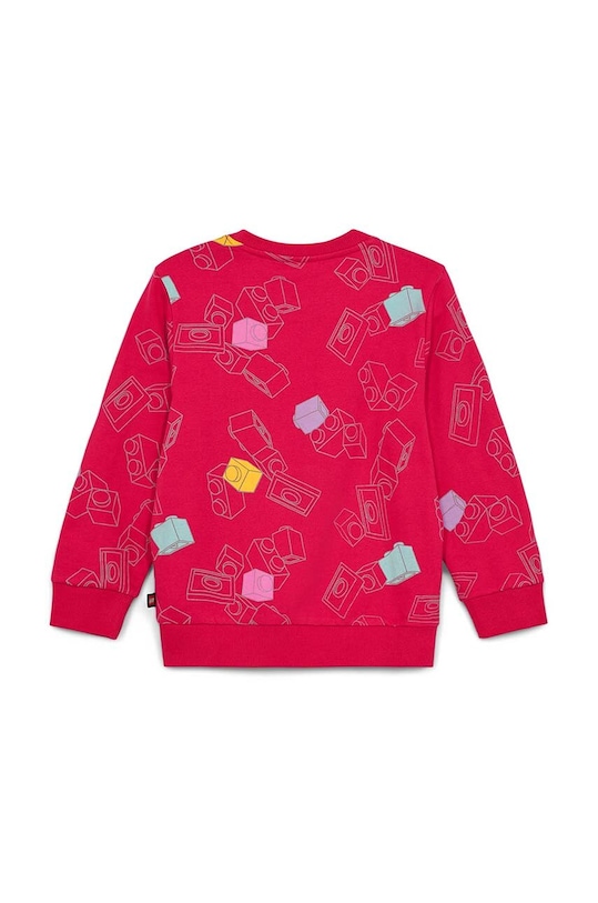 Lego bluza bawełniana dziecięca 12011185.G różowy SS24