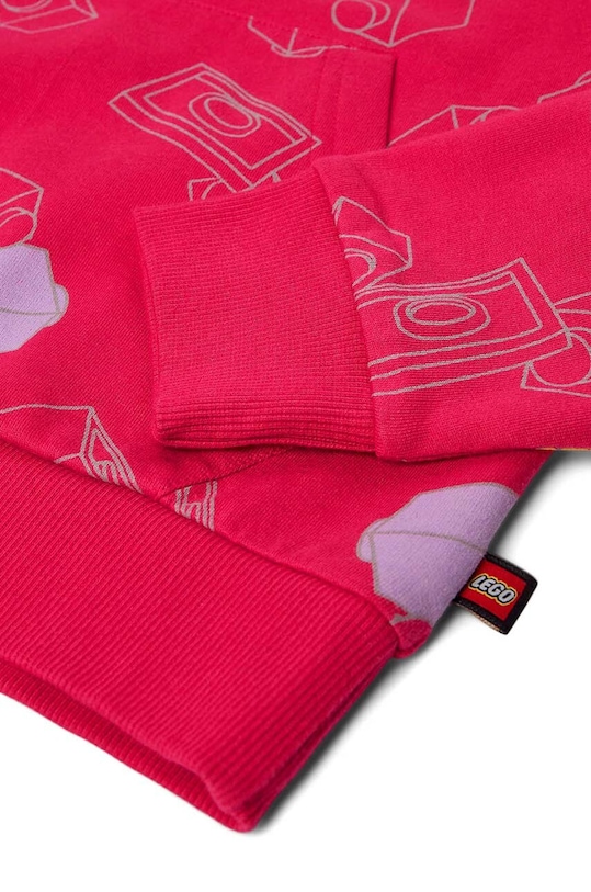 Lego bluza bawełniana dziecięca różowy 12011185.G