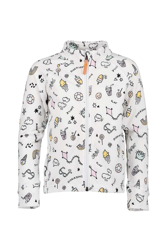 Детская кофта Didriksons JADIS PR KIDS FZ с эластаном белый 505299