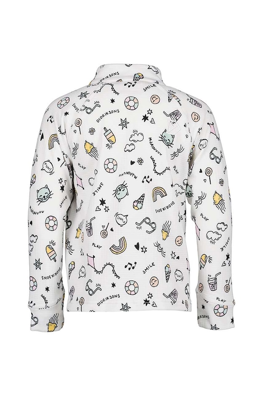 Детская кофта Didriksons JADIS PR KIDS FZ 505299 белый SS24