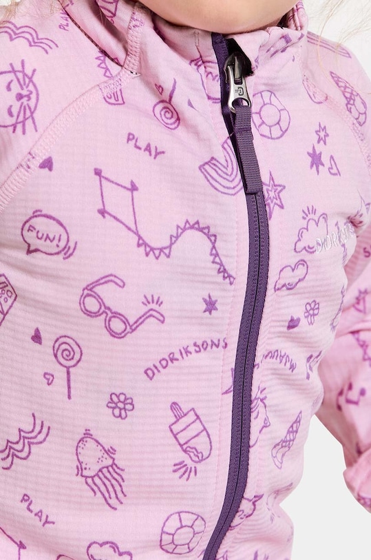 Didriksons bluza dziecięca JADIS PR KIDS FZ fioletowy 505299