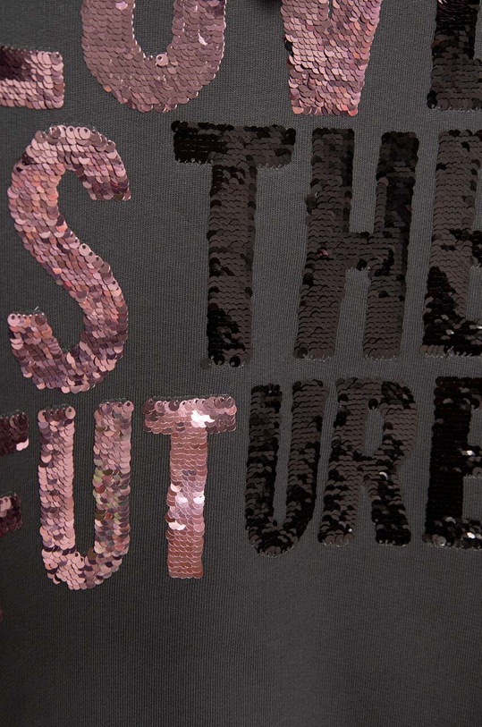 Sisley bluza bawełniana dziecięca szary 3J68X500X.G.Seasonal