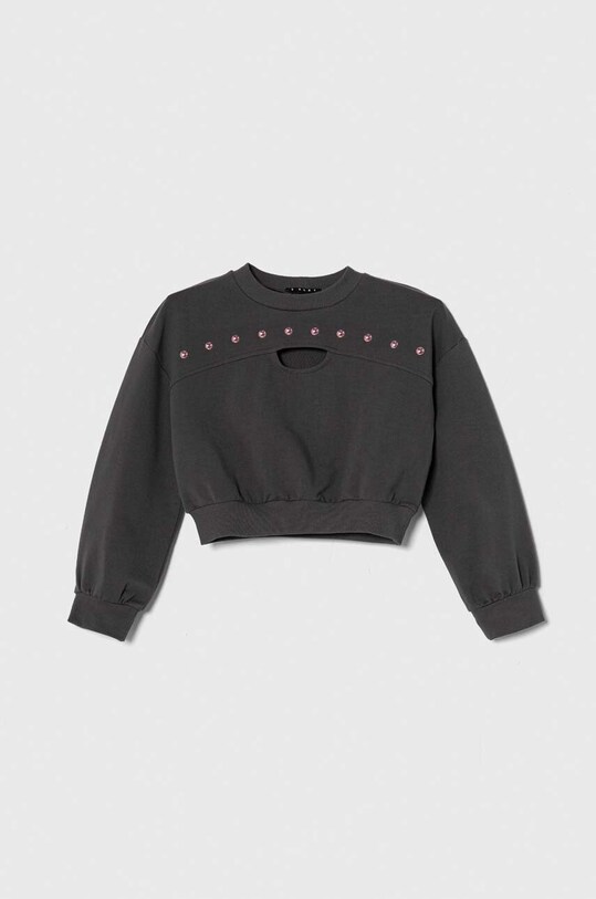 Детская кофта Sisley без капюшона серый 3MDUX103U.G.Seasonal