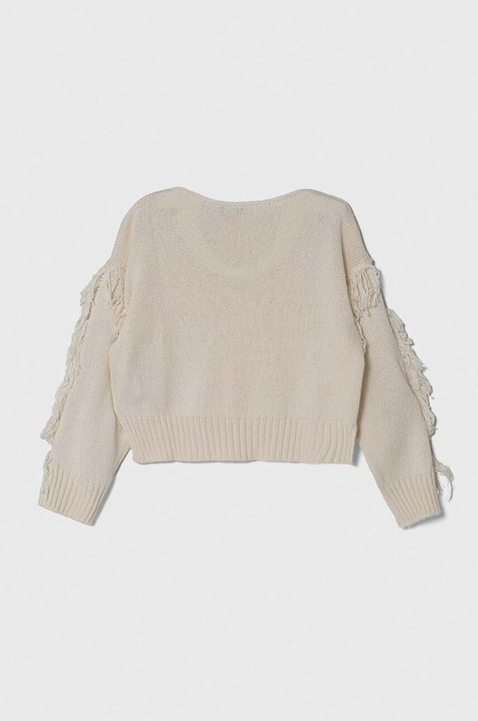 United Colors of Benetton sweter dziecięcy 104FC106G.G.Seasonal beżowy SS24