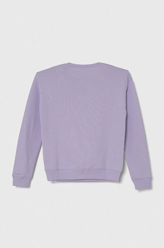 Detská bavlnená mikina United Colors of Benetton 3J68C10H6.G.Seasonal fialová SS24