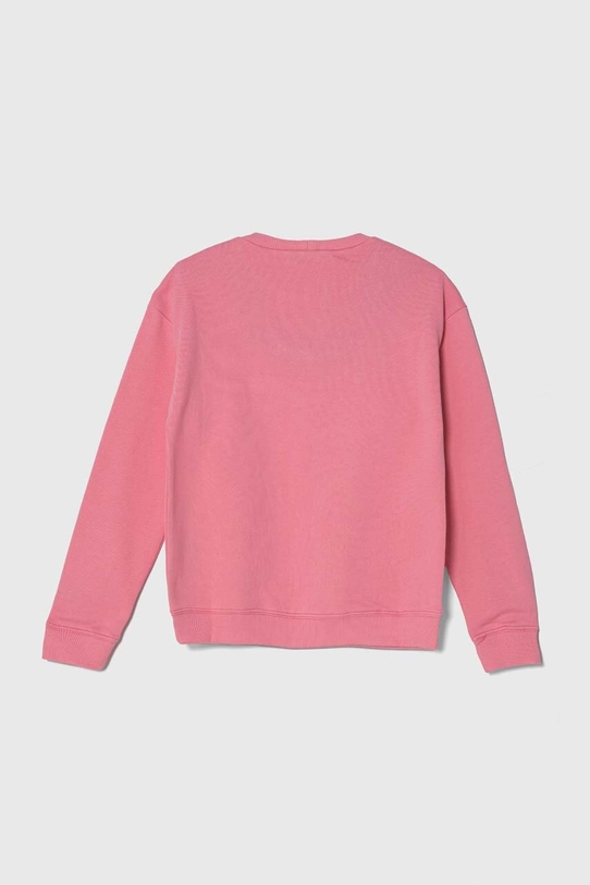 United Colors of Benetton bluza bawełniana dziecięca 3J68C10H6.G.Seasonal różowy SS24