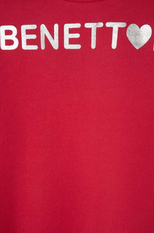 Dziewczynka United Colors of Benetton bluza bawełniana dziecięca 3J68C10H6.G.Seasonal różowy