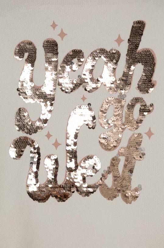 Dziewczynka United Colors of Benetton bluza bawełniana 3J68C10I9.G.Seasonal beżowy