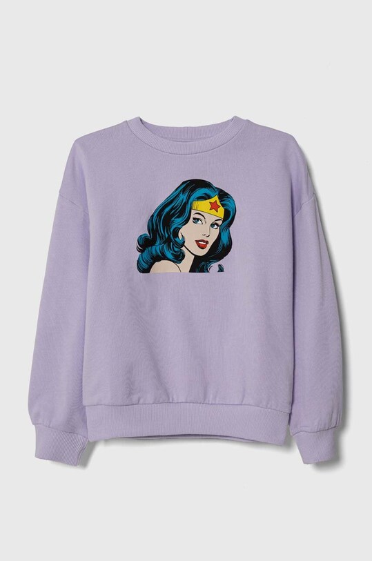 United Colors of Benetton gyerek melegítőfelső pamutból pamut lila 3J68C10IN.G.Seasonal