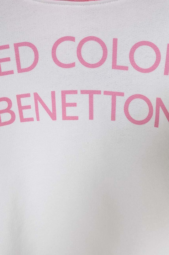 Dziewczynka United Colors of Benetton bluza bawełniana dziecięca 3J68C203I.G.Seasonal biały