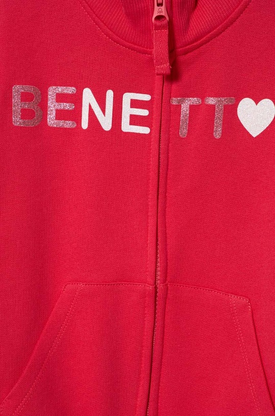 BIMBA United Colors of Benetton felpa in cotone bambino/a 3J68C503O.G.Seasonal rosa