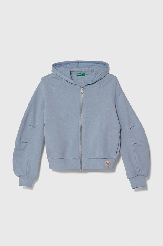 United Colors of Benetton bluza bawełniana dziecięca bawełna niebieski 3J68C503P.G.Seasonal