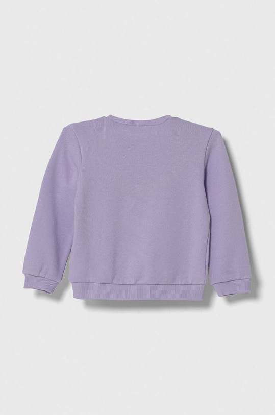 Dětská bavlněná mikina United Colors of Benetton 3J68G10E3.P.Seasonal fialová SS24