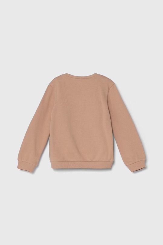 United Colors of Benetton hanorac de bumbac pentru copii 3J68G10E3.P.Seasonal bej SS24