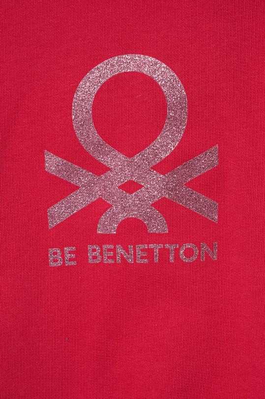 Dziewczynka United Colors of Benetton bluza bawełniana dziecięca 3J70G10D3.P.Seasonal różowy