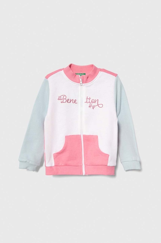 United Colors of Benetton bluza bawełniana dziecięca nadruk multicolor 3J70G502U.P.Seasonal