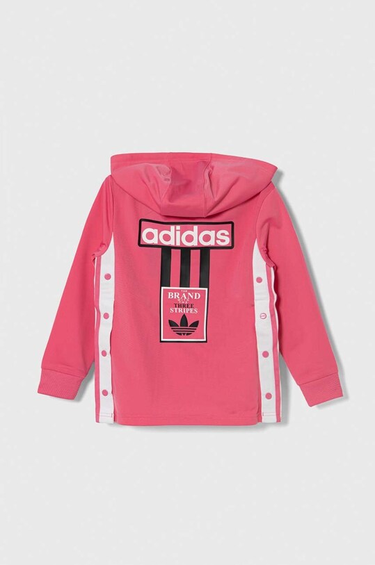 Дитяча кофта adidas Originals з капюшоном рожевий IN2115