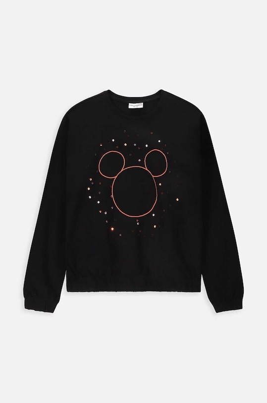 Дитяча бавовняна кофта Coccodrillo бавовна чорний WC4143102LGD