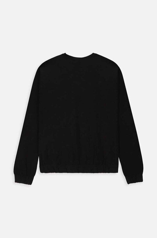 Coccodrillo hanorac de bumbac pentru copii WC4143102LGD negru SS24