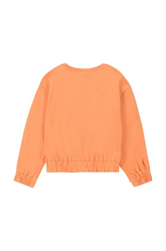DÍVKA Dětská bavlněná mikina Coccodrillo WC4132102CEK oranžová