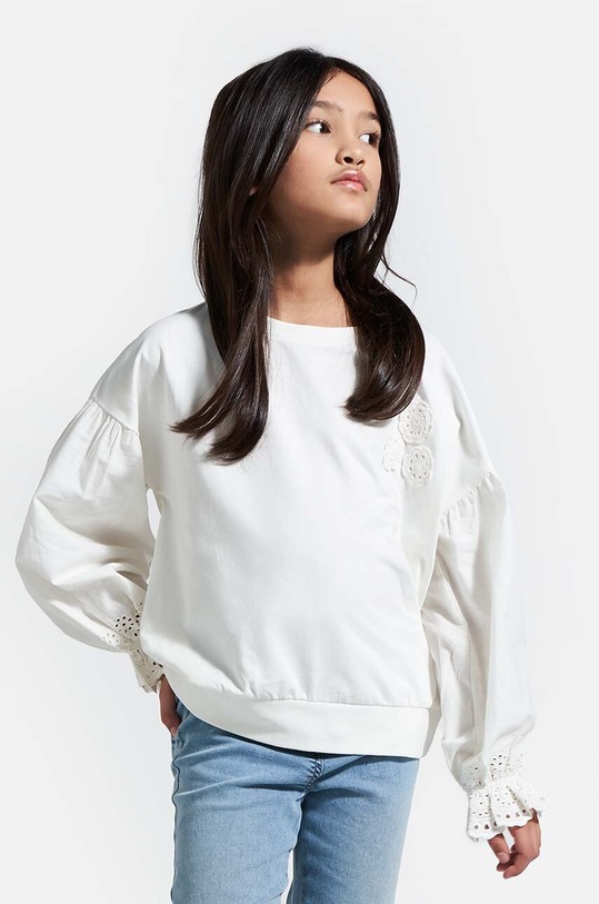 Coccodrillo bluza dziecięca aplikacja beżowy WC4143102GEJ