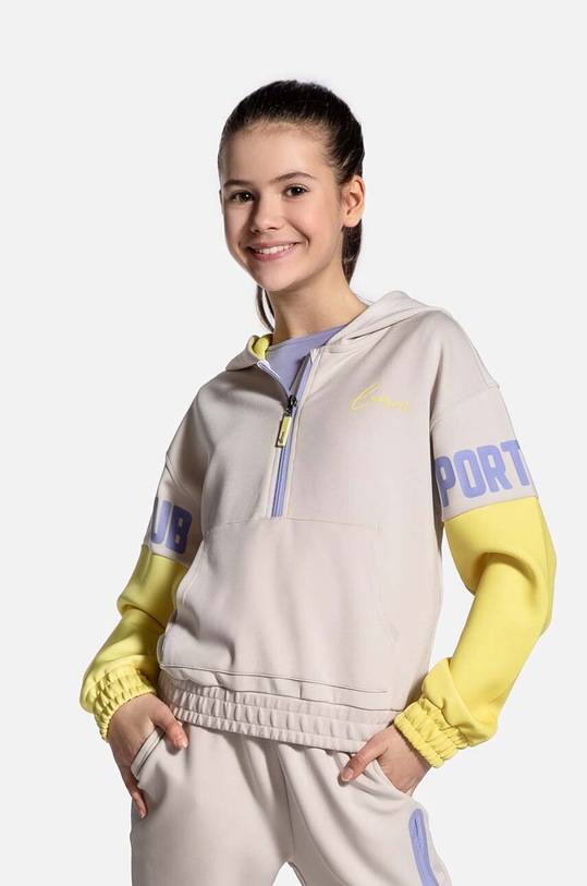 Lemon Explore bluza dziecięca z kapturem beżowy WL4132301ACG