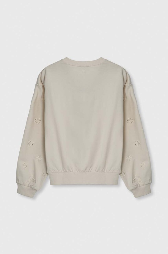 Dziewczynka United Colors of Benetton bluza bawełniana dziecięca 3BC1C10ID.G.Seasonal beżowy