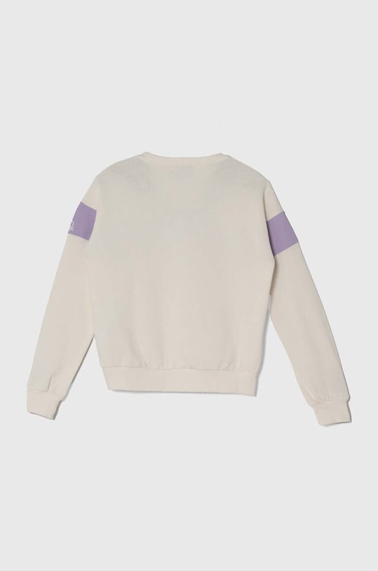 United Colors of Benetton bluza bawełniana dziecięca x Snoopy 3J68C10JC.G.Seasonal beżowy SS24