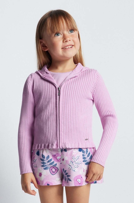 Mayoral sweter dziecięcy pozostałe fioletowy 3355.6E.Mini.PPYH