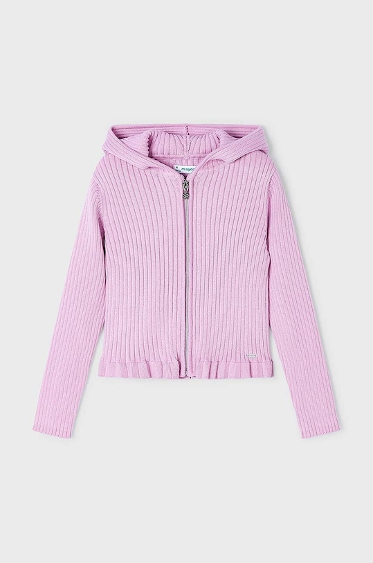 Mayoral sweter dziecięcy 3355.6E.Mini.PPYH fioletowy SS24
