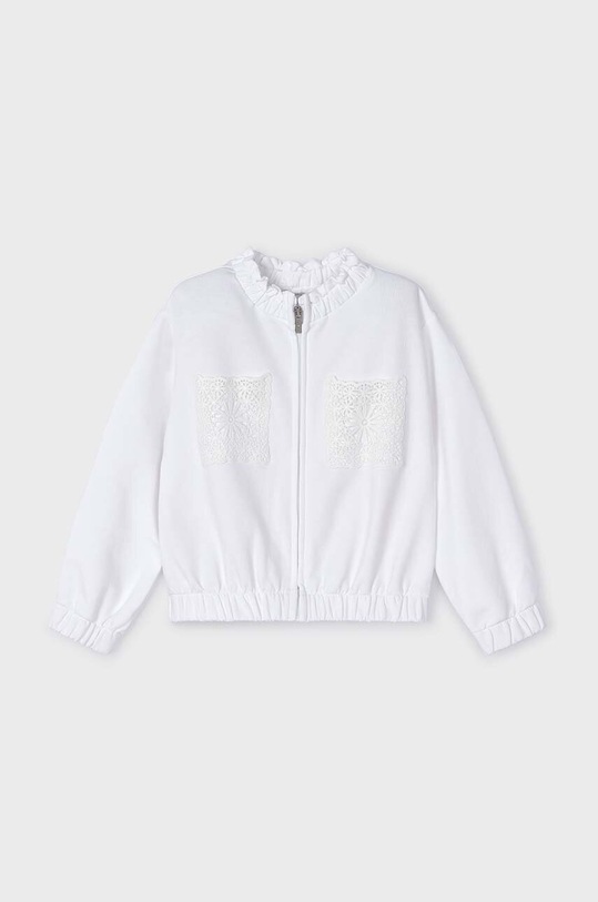Mayoral bluza dziecięca aplikacja biały 3476.6F.Mini.PPYH