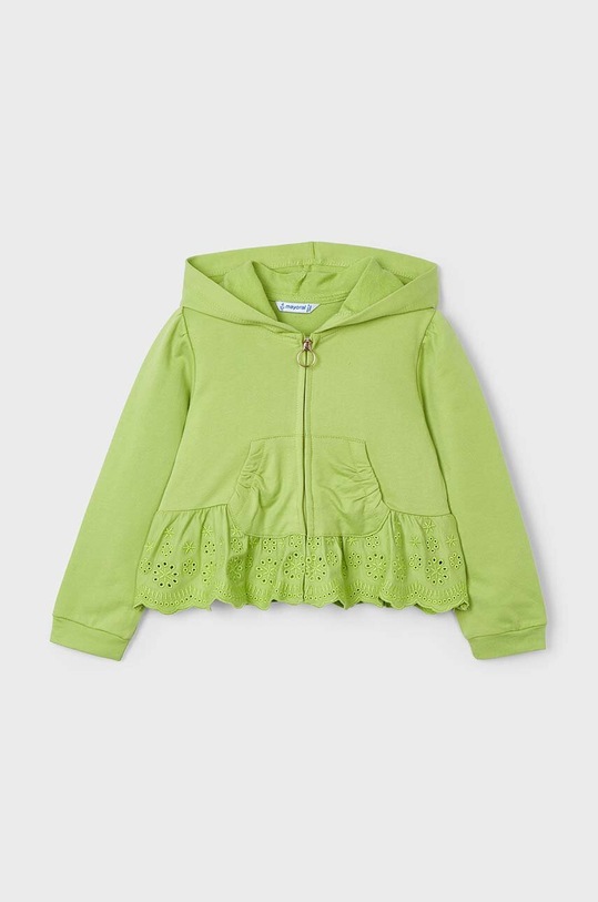 Mayoral bluza bawełniana dziecięca bawełna zielony 3477.6H.Mini.PPYH