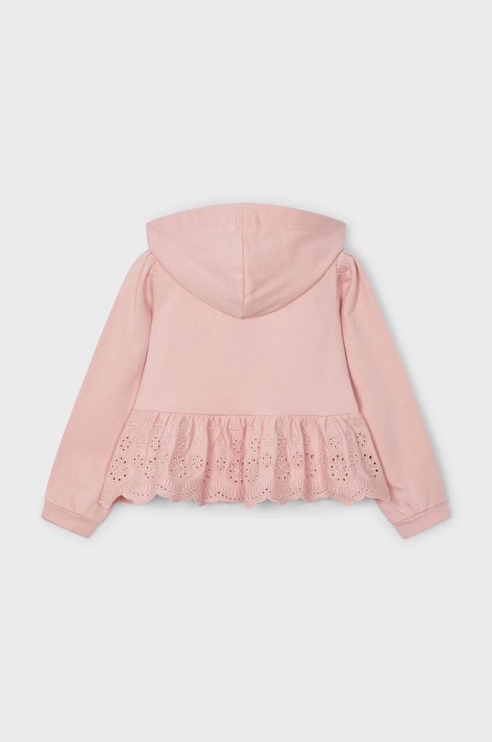 Mayoral bluza bawełniana dziecięca 3477.6H.Mini.PPYH różowy SS24