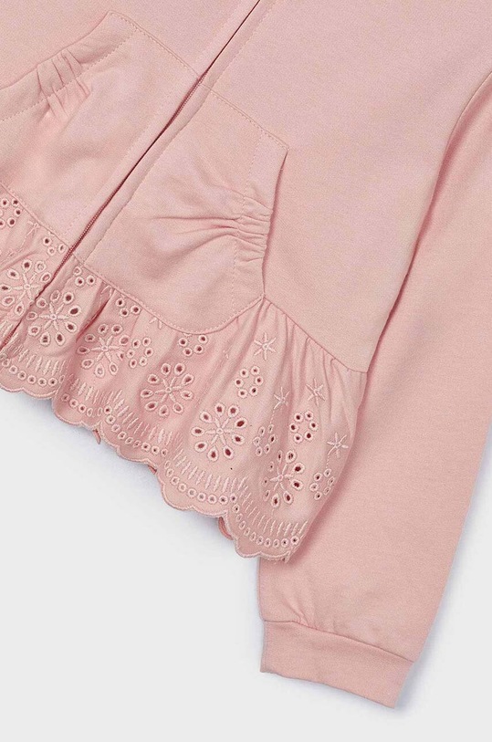 Dziewczynka Mayoral bluza bawełniana dziecięca 3477.6H.Mini.PPYH różowy