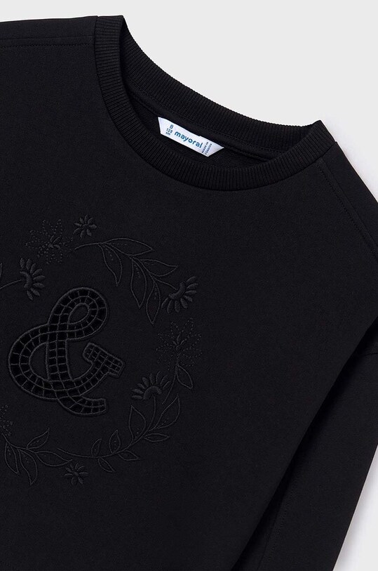 Detská mikina Mayoral čierna 6455.8E.Junior.PPYH