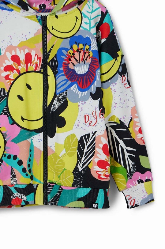 Dziewczynka Desigual bluza bawełniana dziecięca 24SGSK11 multicolor