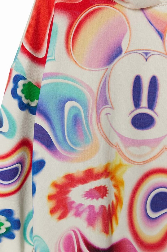 DÍVKA Dětská bavlněná mikina Desigual 24SGSK07 bílá