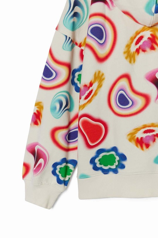 Dětská bavlněná mikina Desigual 24SGSK07 bílá