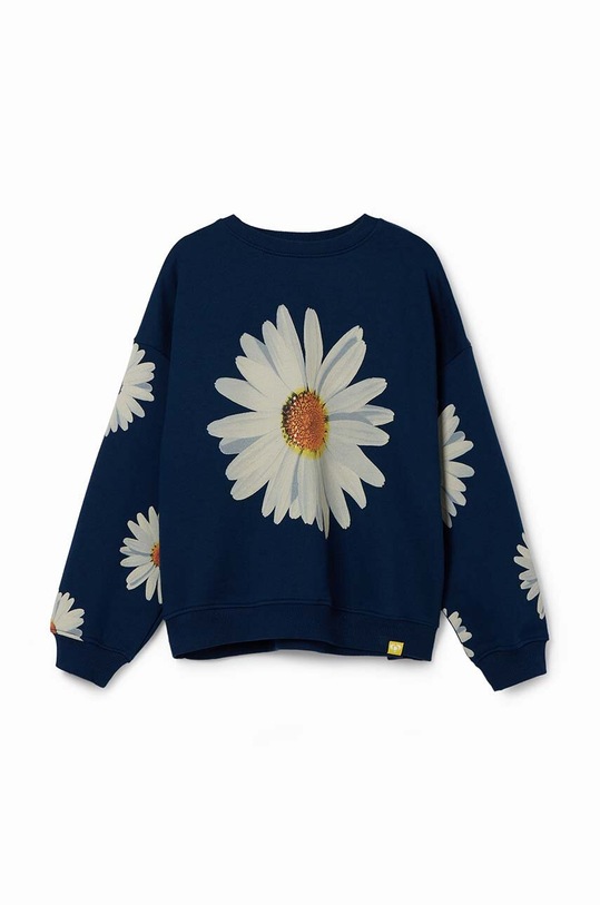 Dětská bavlněná mikina Desigual potisk námořnická modř 24SGSK03