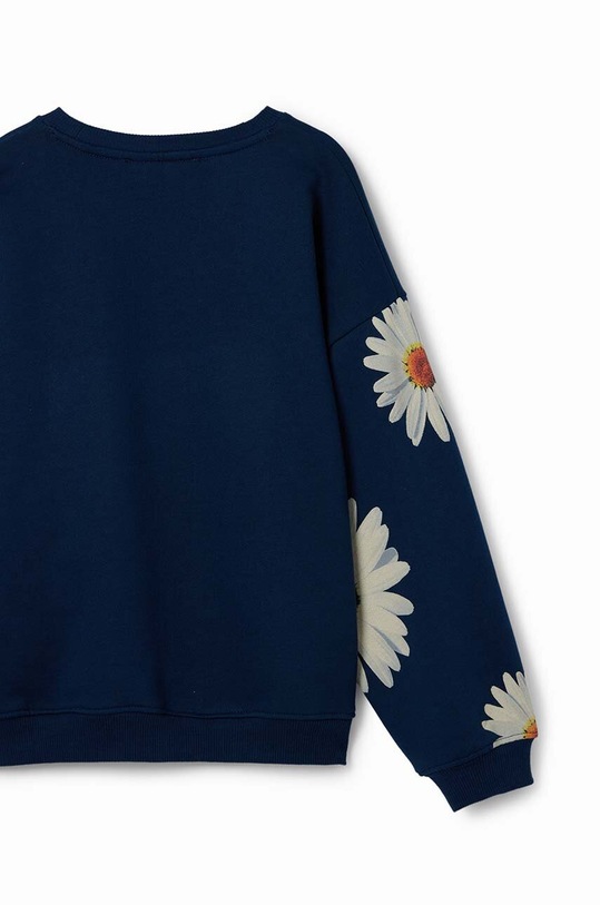 DÍVKA Dětská bavlněná mikina Desigual 24SGSK03 námořnická modř