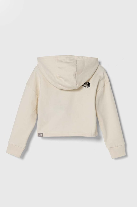 Detská bavlnená mikina The North Face DREW PEAK LIGHT HOODIE NF0A89PU béžová SS24