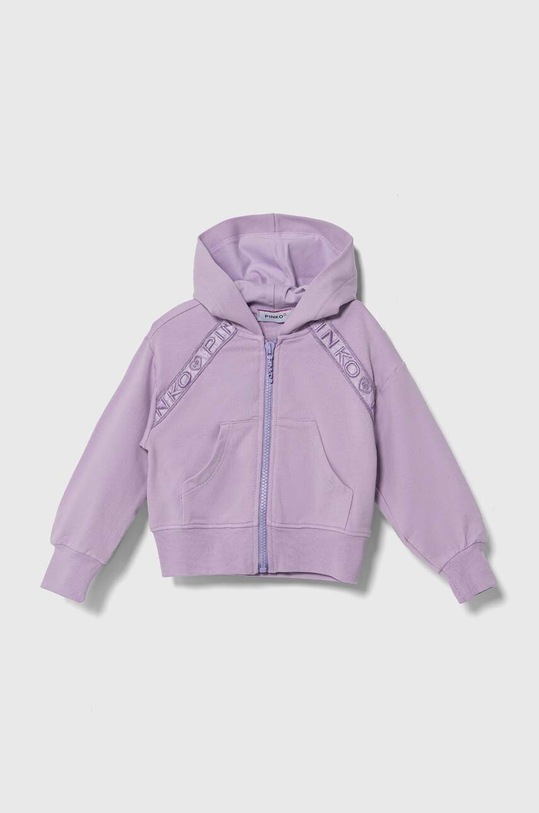 Dětská mikina Pinko Up s kapucí fialová S4PIBGZH190